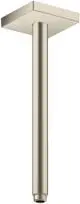 AXOR-HG-AXOR-ShowerSolutions-Deckenanschluss-300-mm-eckig-Brushed-Nickel-26438820 gallery number 1